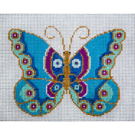 B 324
"Blue Butterfly"
4x5" - 18 Mesh