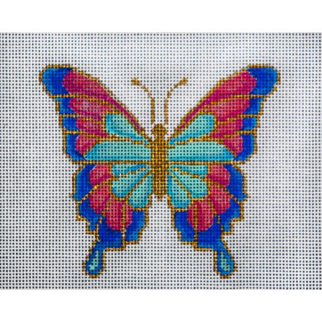 B 329
"Red Swallowtail Butterfly"
4x5" - 18 Mesh