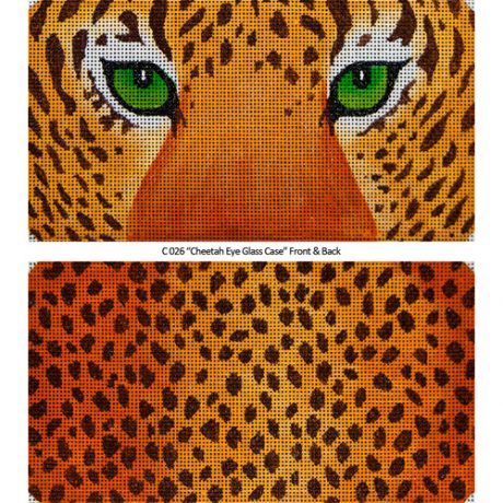 C 026 
"Cheetah" Eyeglass Case
3.5 x 6.75" 18 mesh