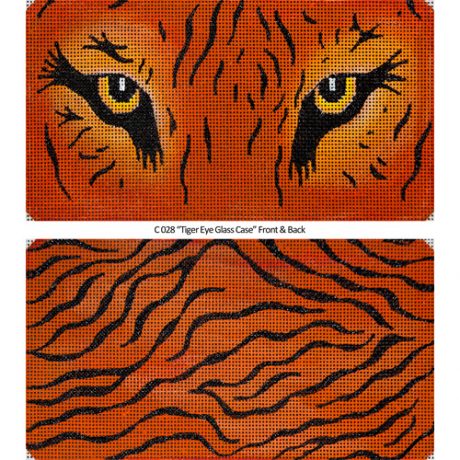 C 028
"Tiger" Eyeglass Case
3.5 x 6.75" 18 mesh